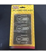 Power Master 3pc Jumbo Hide-a-key Magnetic Key-locker Never Locked Out - €8,50 EUR