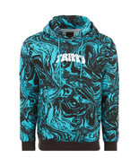 Navy Yard Abstract Design Trippy Teal Blue Hoodie Adult Hooded Sweatshirt - £23.96 GBP