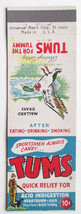 Sportsmen, Tums Advertisement - Mallard Drake Duck 20 Strike Matchbook Cover - £1.37 GBP