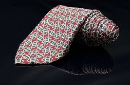 Brooks Brothers BFS navy Red White Blue Geometric Print  Imported 100% Silk - £2.17 GBP