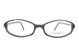 Emporio Armani Eyeglasses Frames 646 555 Blue Brown Oval Full Rim 51-16-140 - $59.39