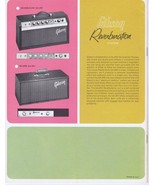 ORIGINAL Vintage 1960s Gibson Crestline Amplifiers Catalog - £62.27 GBP