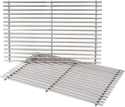 Stainless Steel Cooking Grates Grid 2-Pack For Weber Spirit E310 E320 E330 17.3&quot; - £71.01 GBP
