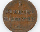 1811 Deutsche Staaten 1/4 Kreuzer Extra Feine Münze - $203.91