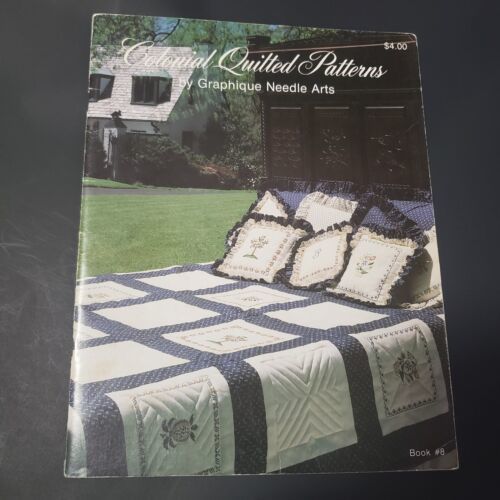 Graphique Needle Arts Colonial Quilted Patterns Cross Stitch Patterns Book 8 - $8.36