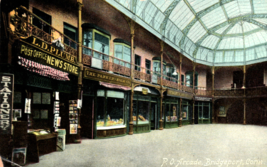 Bridgeport Connecticut CT Interior Arcade Shops Vintage Postcard - £7.76 GBP