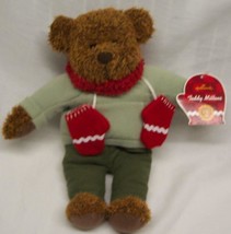 Hallmark Teddy Red Mittens Teddy Bear 13&quot; Plush Stuffed Animal Toy New - £12.76 GBP