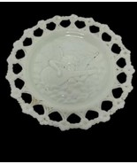 Vintage Westmoreland Milk Glass Decorative Plate Cherub W/ Mandolin Flor... - $17.97 CAD
