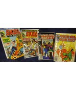  4 MARVEL CLASSICS/2 SKULL THE SLAYER &amp; 2 POWER MAN IRON FIST VF 1975/19... - $468.48 MXN