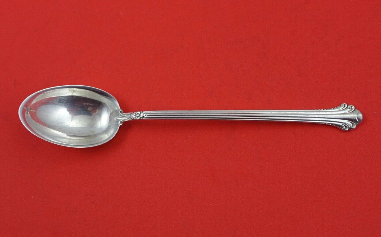 Silver Plumes by Towle Sterling Silver Olive Spoon original 6" - $78.21