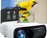 4K Projector With Wifi 6 And Bluetooth, P6 1000 Asin Outdoor Movie Proje... - $648.99