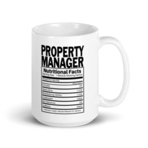 Property Manager Nutritional Traits Coffee &amp; Tea Gift Mug 15 Ounce - £18.77 GBP