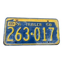 1957 Pennsylvania Trailer License Plate Man Cave Garage Decor 263 017 - £10.18 GBP