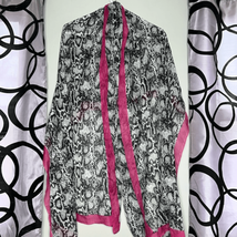 Women’s snakeskin print, semi sheer scarf - £8.44 GBP