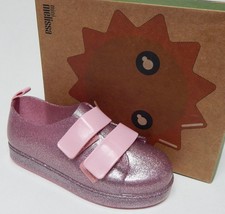 Mini Melissa Go Sz 5 M (T) EU 19/20 Toddler Girl Double Strap Shoes Pink... - $17.81