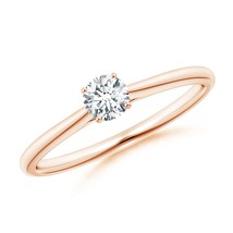 ANGARA Lab-Grown Ct 0.25 Diamond Solitaire Engagement Ring in 14K Solid Gold - £457.50 GBP