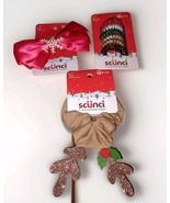 New Lot (3) Scunci Christmas Hair Accessories - $13.57 CAD