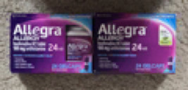 Allegra Allergy 24hr 24 gelcaps, 2 Pack,  - $18.95