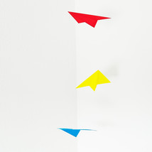 Paper Airplane Hanging Mobile - £25.45 GBP