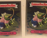 Croakin’ Colin Toady Terry Garbage Pail Kids  Lot Of 2 Chrome 2020 - £3.16 GBP