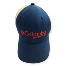 Columbia PFG Mesh Trucker Flex Fitted S-M Hat Cap Dad Men Women Blue White Red - £10.47 GBP