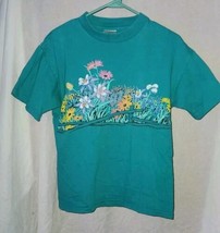 VTG Single Stitch Womens Lifestyles 1990 Tee Oneita USA M Flower Garden ... - $16.99