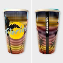 STARBUCKS Florida Ceramic 12 oz Tumbler Coffee Tea Travel Mug - $24.19