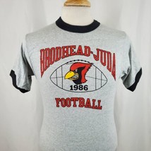 Vintage Cardinals Football 1986 Ringer T-Shirt Medium Screen Stars Deadstock USA - £29.09 GBP