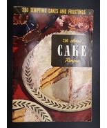 Vtg 250 CLASSIC CAKE RECIPES RUTH BEROLZHEIMER CULINARY ARTS COOKBOOK 1954 - $12.99