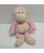 Ty Pluffies Baby Pink Dangles Monkey Beanie Plush Sewn Eyes 10&quot; Tylux 2007 - $91.23 CAD