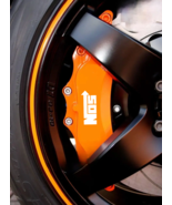 NOS heat resistant caliper stickers 6pcs, white - $17.99