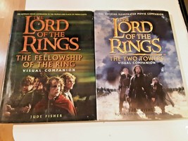 Fellowship of the Ring and Two Towers Visual Companion Hardcover Jude Fi... - $12.86
