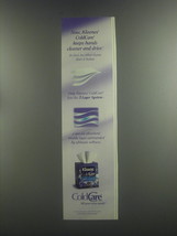 1999 Kleenex ColdCare Tissues Ad - Now, Kleenex ColdCare keeps hands cleaner  - £14.77 GBP