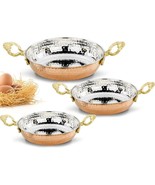 Frying Pan Fryer Copper Sauces Roasting Saute Frier Pan Traditional Hand... - $54.46 CAD+