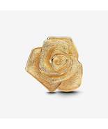 14k Gold-plated Rose in Bloom Oversized Charm 763675C00 - £18.04 GBP