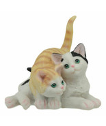 Feline Cat Two Playful Kittens Statue Adorable American Shorthair Kitty ... - $13.99