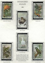 ZAYIX 1984 Great Britain Jersey 320-325 MNH Endangered Wildlife Birds 020522S48M - £1.65 GBP