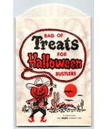 Trick Or Treat Halloween Candy Goodie Bag For Rustlers JOL Pumpkin Head ... - £6.67 GBP
