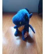 Ty Beanie Boos SAFFIRE the Dragon 6&quot; Plush Blue Doll W Tags - £5.67 GBP