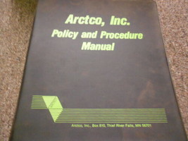 1986 88 89 Arctic Cat Policy and Procedure Manual FACTORY OEM BOOK 86 88 89 - £39.30 GBP