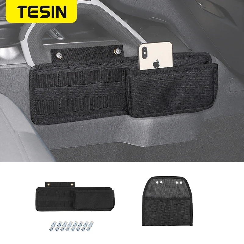 TESIN Stowing Tidying Car Gear Shift Storage Bag Organizer Tray Container for - £15.40 GBP+