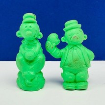 Popeye toy rubber figures swee pea sweet Wimpy hamburger vtg green 1980 prizes - £14.11 GBP