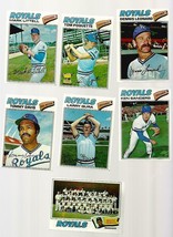 13  1977 Topps Baseball KANASA CITY ROYALS   EX+++  RARE GROUPING  - $6.91