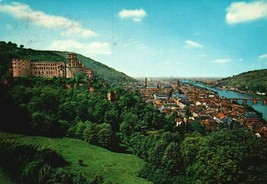 Vintage POSTCARD HEIDELBERG CASTLE GERMANY 1969 POSTED - £1.55 GBP