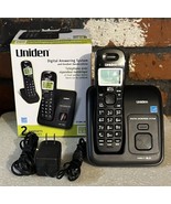 Uniden D1384 DECT 6.0 Black Phone Base &amp; 1 Cordless Handset In Box - New... - $53.28 CAD