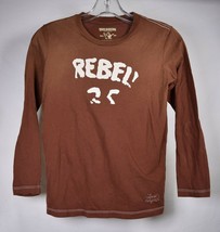 True Religion Boys Girls Unisex T-Shirt Round Neck Rebel Brow LS Top L - £11.87 GBP