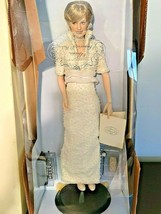 The Franklin Mint Diana, Princess of Wales Porcelain Portrait Doll (NEW) - £77.77 GBP