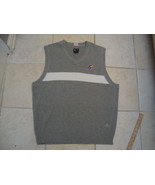 Kansas Jayhawks Gray Adidas Sweater Vest Sz L - £17.40 GBP