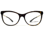 Dolce &amp; Gabbana Eyeglasses Frames DG 3234 502 Tortoise Gold Cat Eye 54-1... - £98.52 GBP