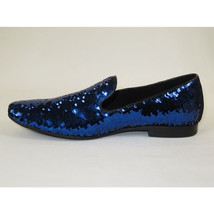 Men's Sequence Shoes by Giorgio Brutini formal Slip on 17930 Cohort Blue image 5